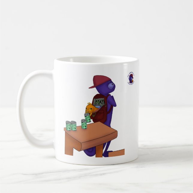 Frankie Takes a Soda Coffee Mug (Left)