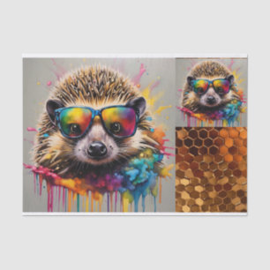 Frankie the Sunglass Wearing Hedgehog  Tissue Paper