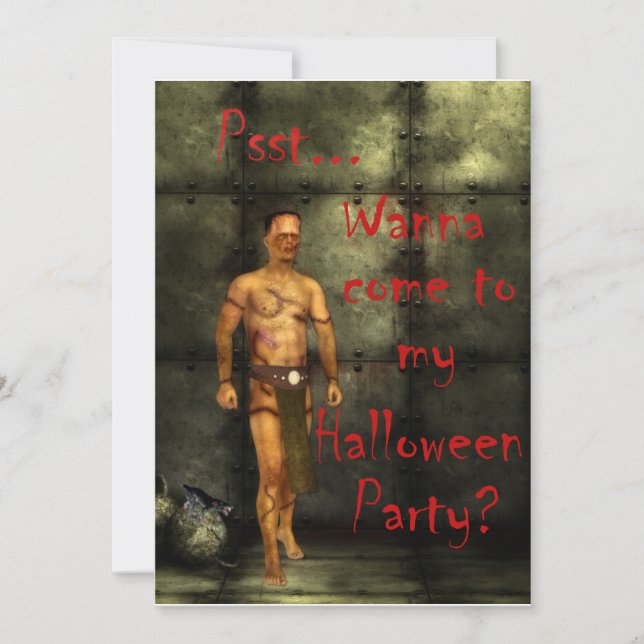 Frankie's Halloween Invitation (Front)