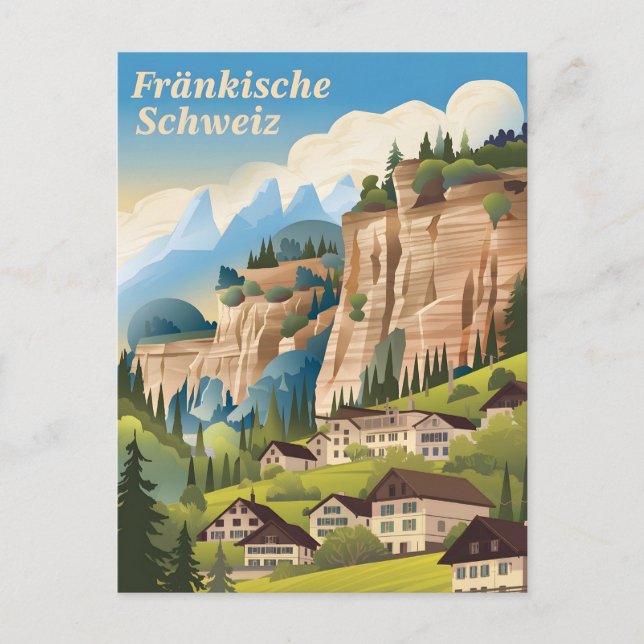 Fränkische Schweiz Franconian Switzerland Postcard (Front)