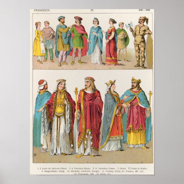 Frankish Dress Poster (Front)