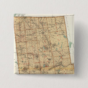 Franklin County 15 Cm Square Badge