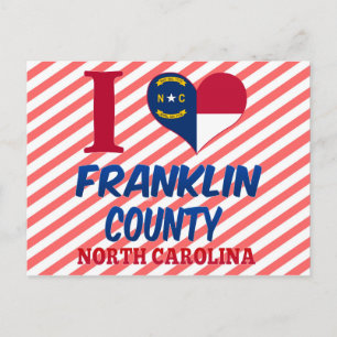 Franklin County, North Carolina Postcard
