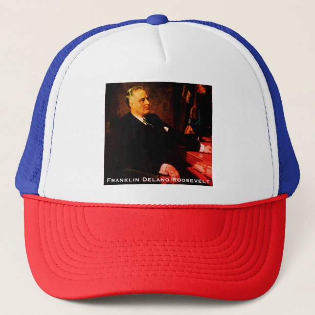 Franklin D. Roosevelt, FRD American President Trucker Hat (Front)