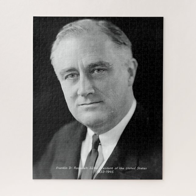 Franklin D. Roosevlt 32nd President US Jigsaw Puzzle (Vertical)