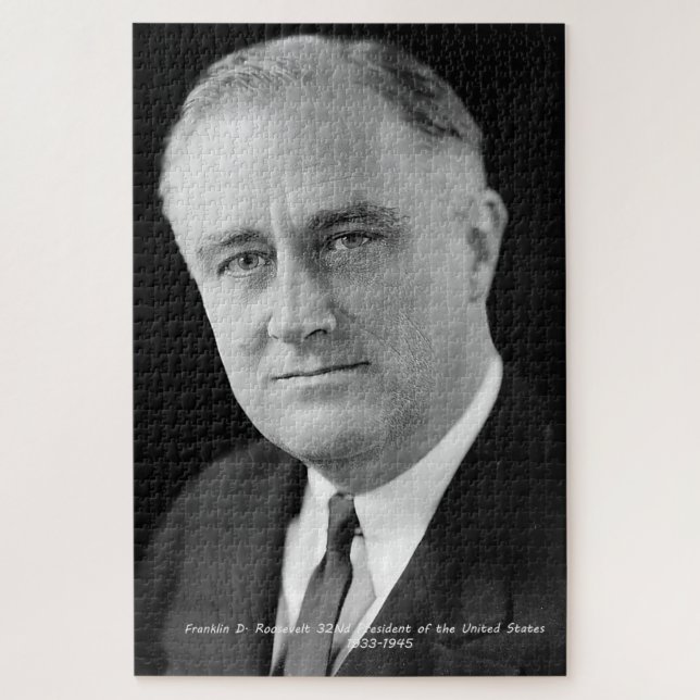 Franklin D. Roosevlt 32nd President US Jigsaw Puzzle (Vertical)