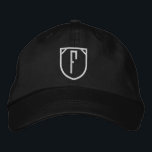 Franklin Family Letter "F " Black Hat<br><div class="desc">Franklin Family Letter "F " Black Hat</div>
