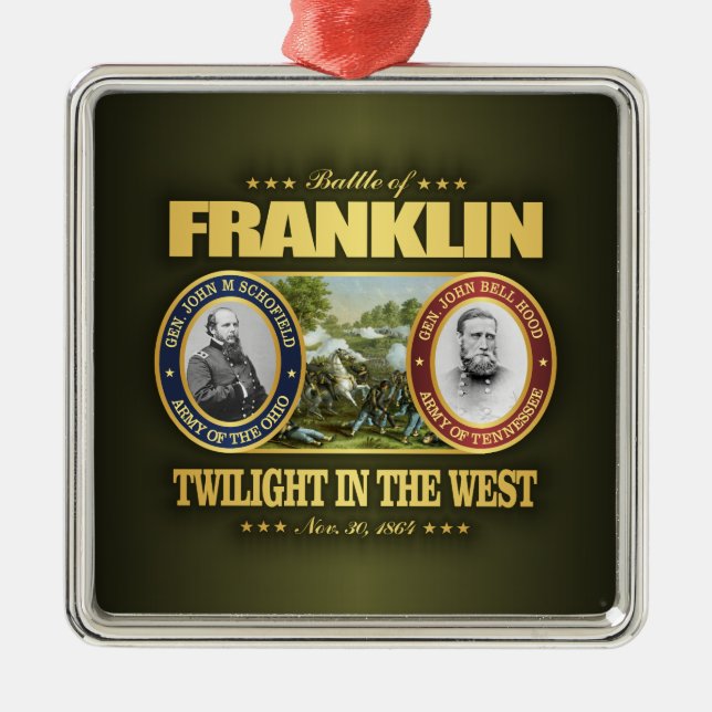 Franklin (FH2) Metal Tree Decoration (Front)