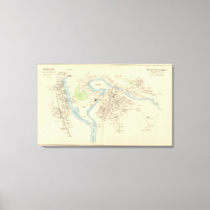 Franklin, Franklin Falls Canvas Print