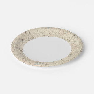 Franklin, Massachusetts Paper Plate