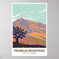 Franklin Mountains State Park Texas Vintage