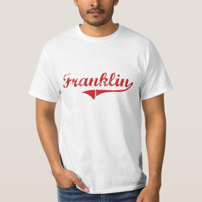Franklin Nebraska Classic Design T-Shirt (Front)