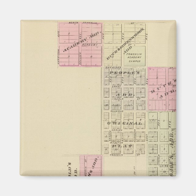 Franklin, Nebraska Magnet (Front)