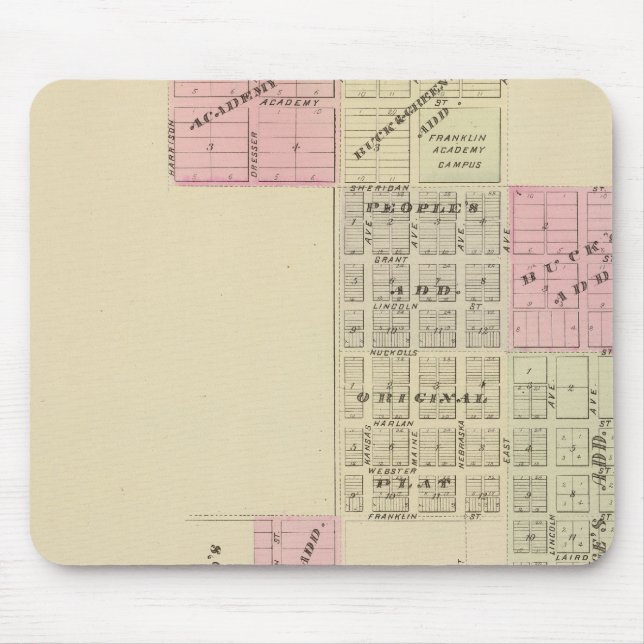 Franklin, Nebraska Mouse Pad (Front)