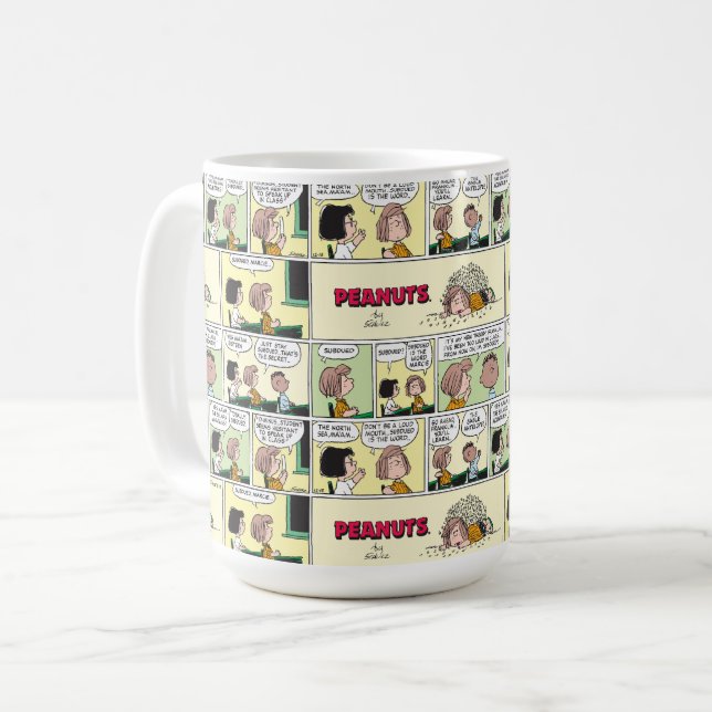 Franklin, Peppermint Patty & Marcie | Math Class Coffee Mug (Front Left)