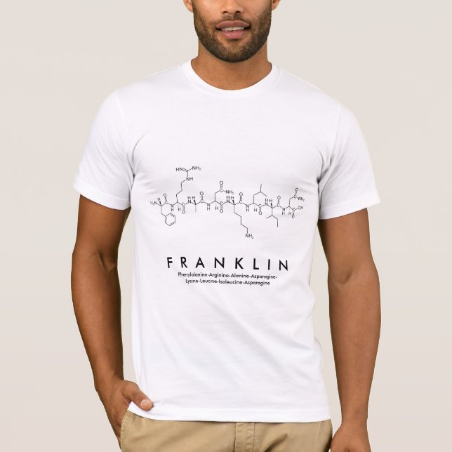 Franklin peptide name shirt (Front)