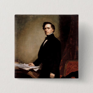 Franklin Pierce 15 Cm Square Badge