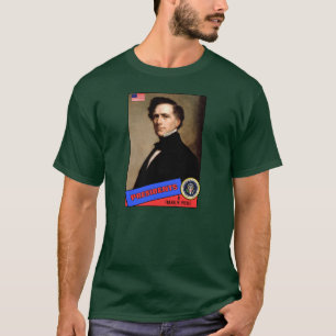Franklin Pierce Baseball Card T-Shirt