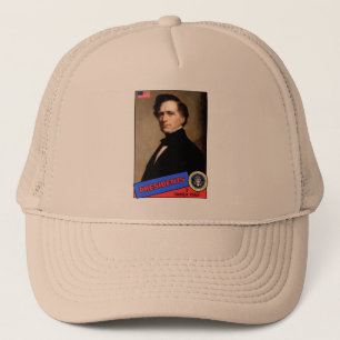 Franklin Pierce Baseball Card Trucker Hat