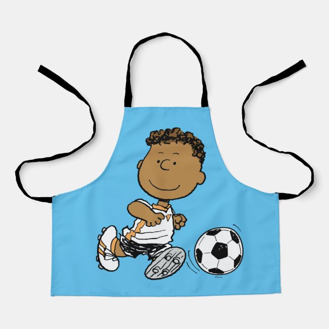 Franklin Playing Soccer Apron (Front)