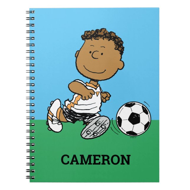 Franklin Playing Soccer Notebook (Front)