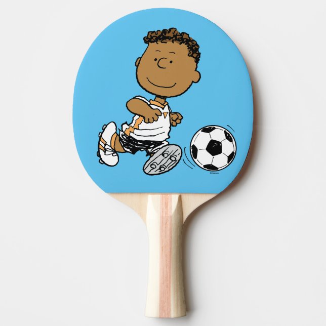 Franklin Playing Soccer Ping Pong Paddle (Front)