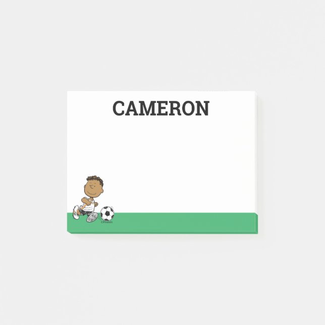 Franklin Playing Soccer Post-it Notes (Front)