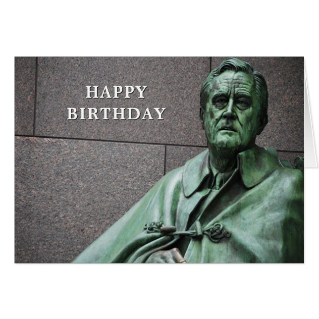 Franklin Roosevelt Memorial Birthday (Front Horizontal)