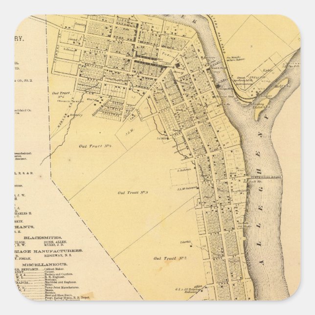 Franklin Square Sticker (Front)