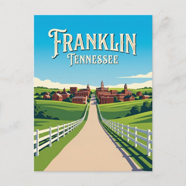 Franklin USA Postcard (Front)