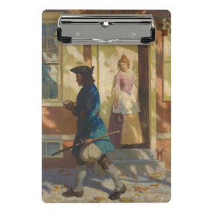 Franklin's Arrival in Philadelphia by N. C. Wyeth Mini Clipboard