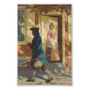 Franklin's Arrival in Philadelphia by N. C. Wyeth Photo Print