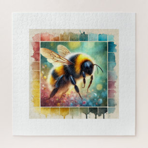 Franklins bumblebee 210724AREF101 - Watercolor Jigsaw Puzzle