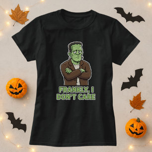 Frankly I Don’t Care Funny Halloween Monster T-Shirt