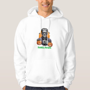 Frankly, I’m Alive Frankenstein Coffee Hoodie