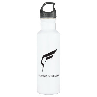 Frankly Shredded Water Bottle (white)