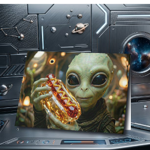 Frankly, You are Amazing Funny Alien Pun Card