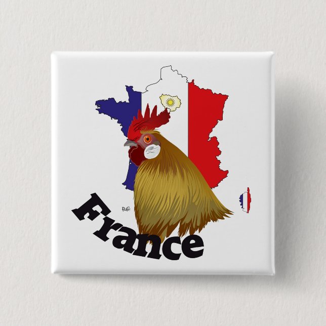 Frankreich France Francia Button (Front)