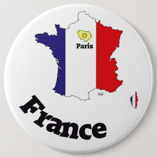 Frankreich France Francia Button