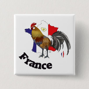 Frankreich France Francia Button