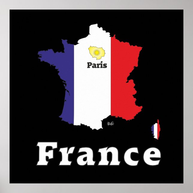 Frankreich, France, Francia Poster (Front)