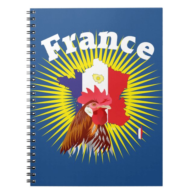 Frankreich - France Notizheft Spiral Notebook (Front)