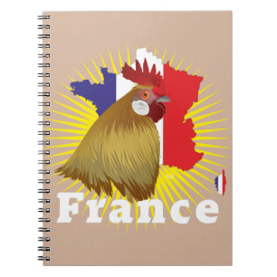 Frankreich - France Notizheft Spiral Notebook