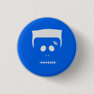 Franky Zombie Logo 3 Cm Round Badge