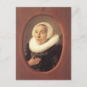 Frans Hals- Anna van der Aar Postcard