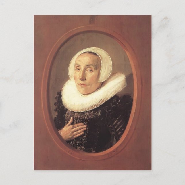 Frans Hals- Anna van der Aar Postcard (Front)
