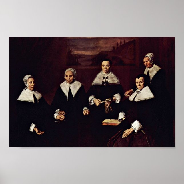 Frans Hals - Group portrait of the regents Poster (Front)