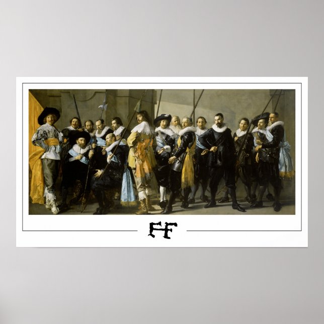 Frans Hals Zedign Art Poster #41 (Front)