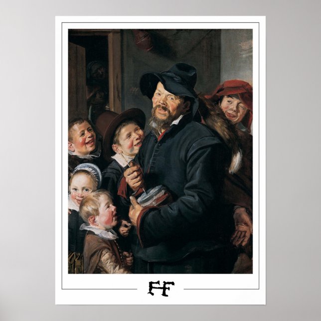 Frans Hals Zedign Art Poster #6 (Front)