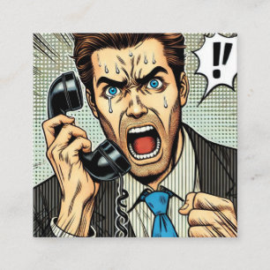 "Frantic Call" Calling Card